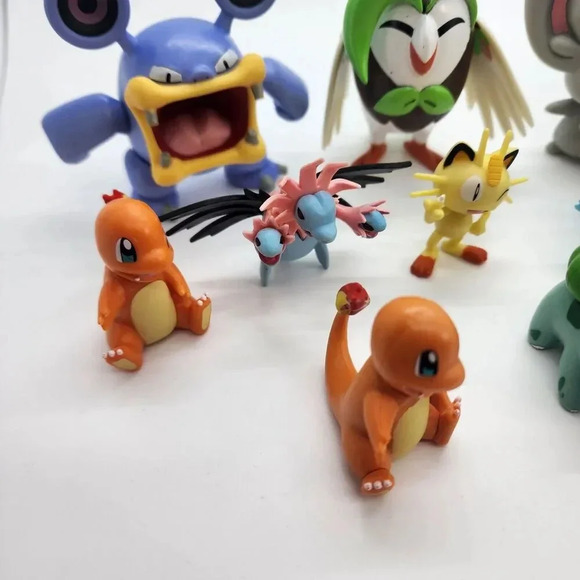 Lot of 12 Pokemon Mini Figures Jakks WCT Pikachu Minccino Charmander Squirtle - Picture 7 of 12
